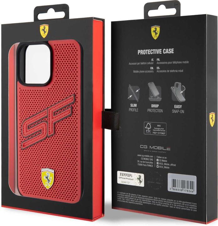 Produktbild Ferrari Leather Case - iPhone 15 Pro Max (Apple iPhone 15 Pro Max)