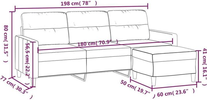 Immagine prodotto vidaXL Amardeo (3 posti)