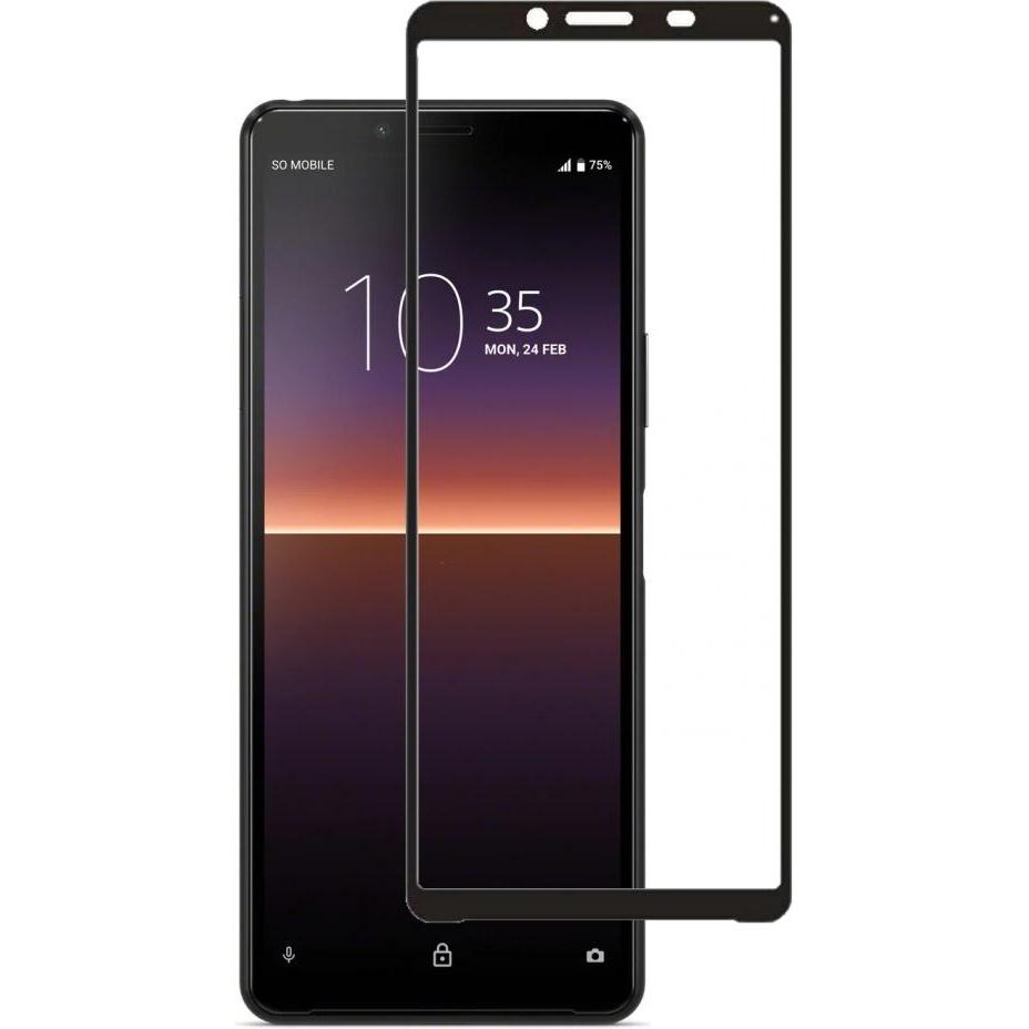Screenguard Sony Xperia 10 II Full Screen Panzerglas Schutzfolie 2.5D 9H (1 Stück, Sony Xperia 10 II), Smartphone Schutz...