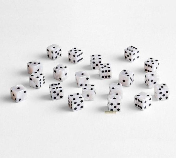 Produktbild Q Workshop Würfel Set Full Pack D6 Pearl (20)