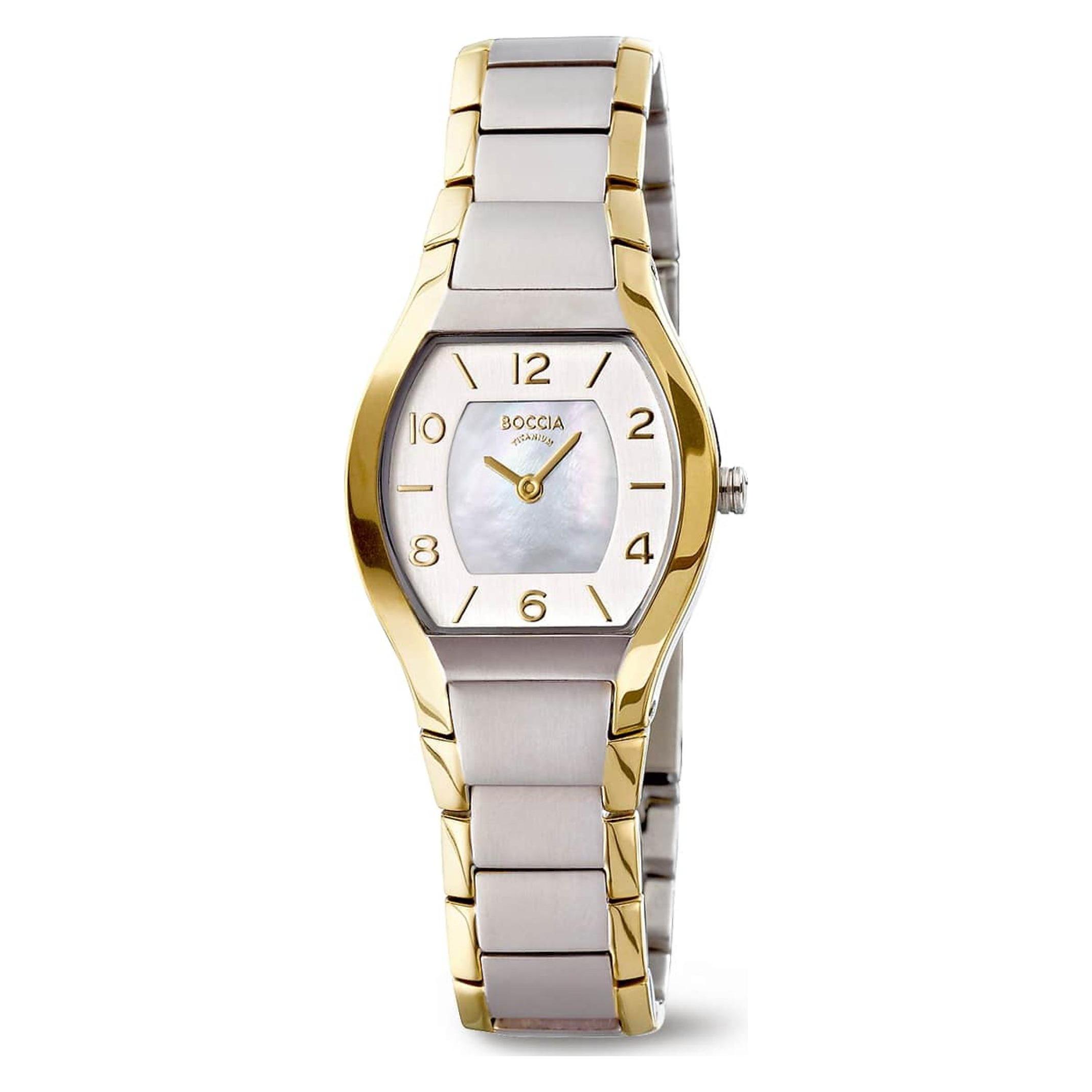 Boccia, Horloge, 3174-02 Dames Titanium Horloge 27mm 5ATM, Veelkleurig, (Analoog Horloge, 27 mm)