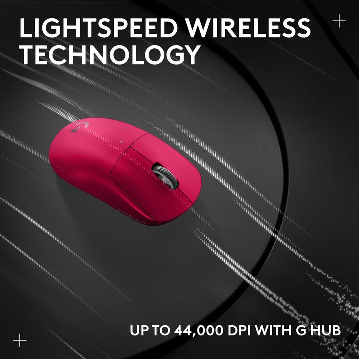 Image du produit Logitech G G Pro X Superlight 2 (Filaire, Sans fil)