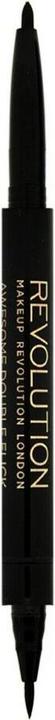 Actual product image Makeup Revolution Awesome Dual Eyeliner Felt & Kohl (Black)