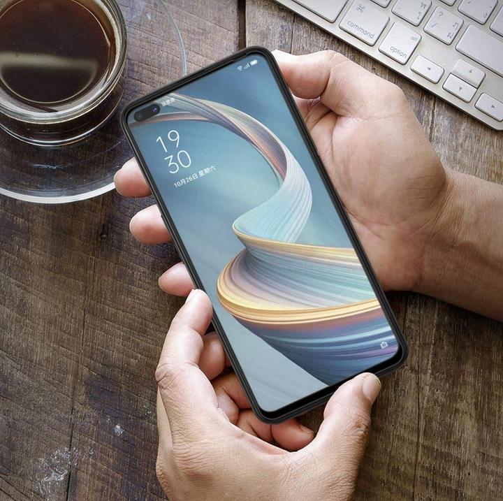 Produktbild Screenguard Oppo Reno4 Z 5G Full Screen Panzerglas Schutzfolie 2.5D 9H (1 Stk., Oppo Reno 4 Z 5G)