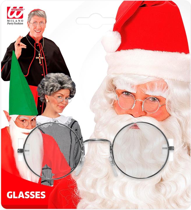 Produktbild Widmann Santa Brille Metall rund mit Gläser Silber
