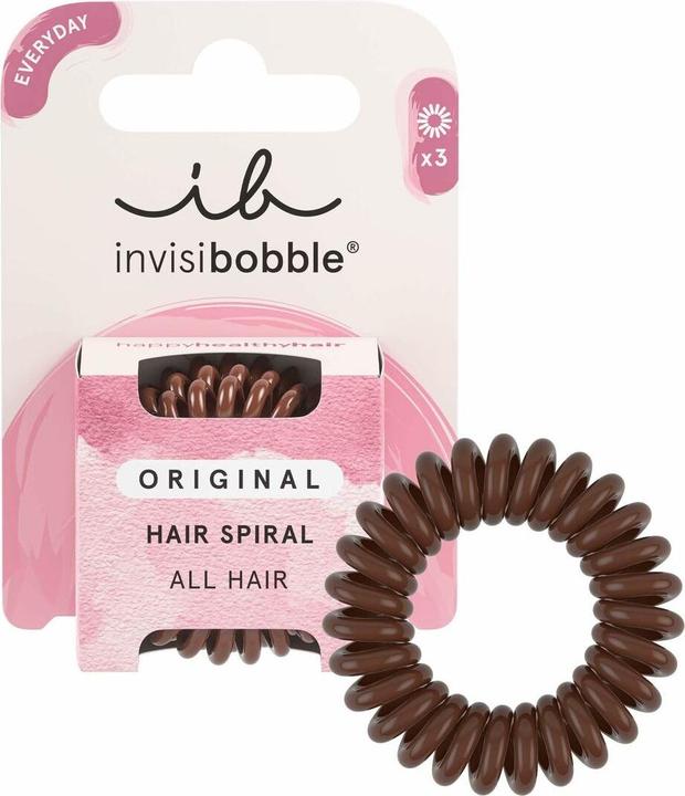Immagine prodotto Invisibobble Fascetta per capelli originale pretzel marrone 3 pezzi. (Elastico per capelli)
