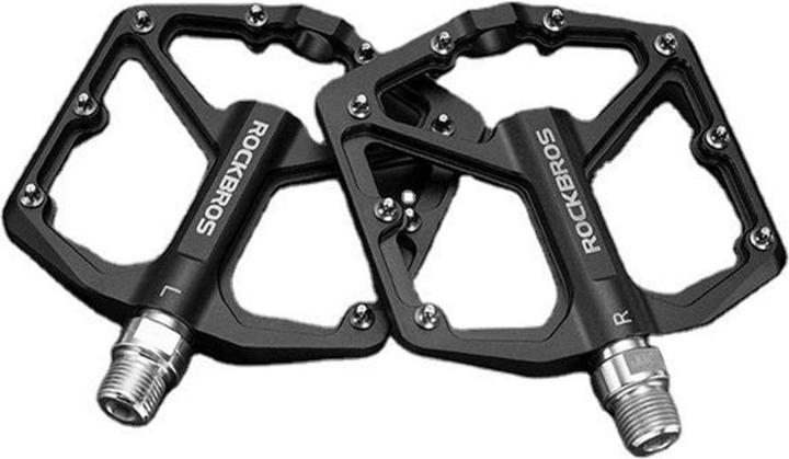 Actual product image Rockbros K203-BK bicycle pedal set - black