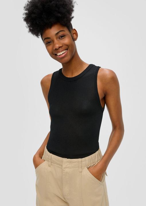 Produktbild s.Oliver Strickpullunder Strickpullunder aus Viskosemix (XL)