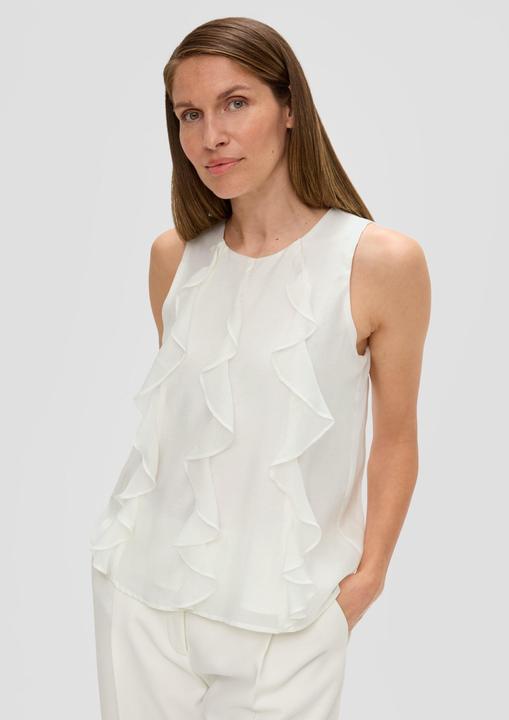 Image du produit s.Oliver Bluse Ärmellose Bluse mit Volant (46)