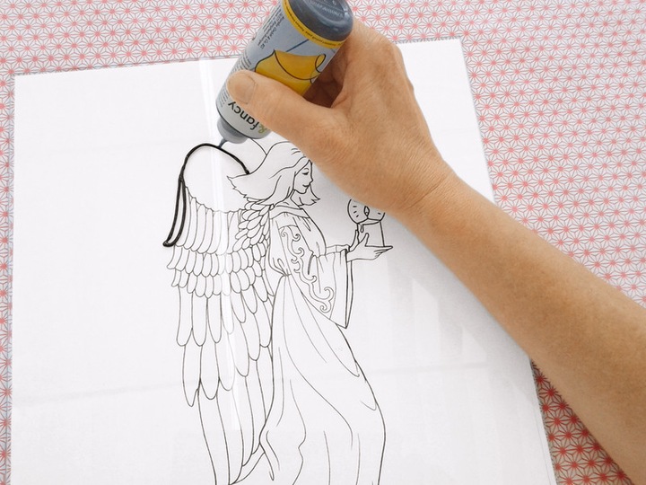 Actual product image Marabu Window paint Fun & Fancy (Gold, 80 ml)
