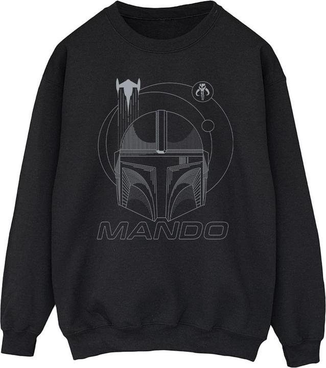 Immagine prodotto Star Wars The Mandalorian Rings Helmet Felpa Uomo (L)