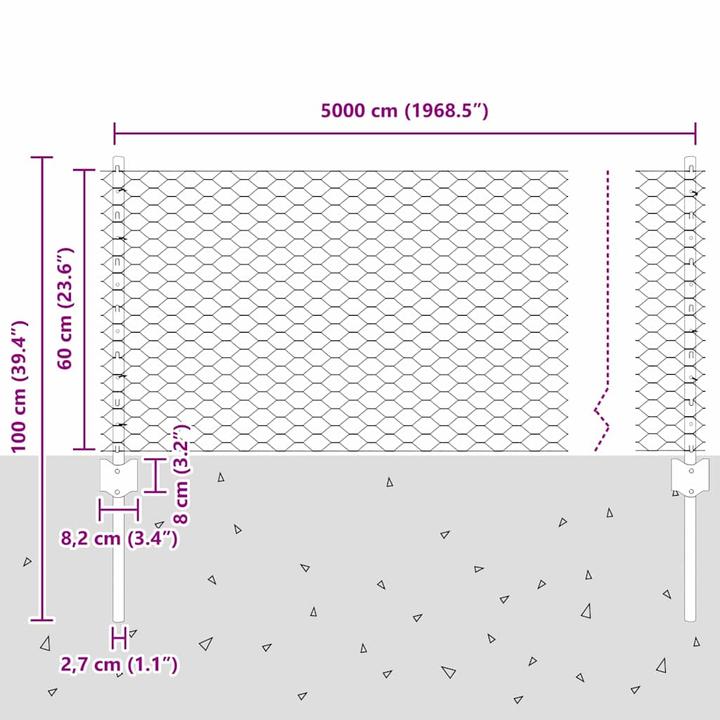 Produktbild vidaXL Gartenzaun