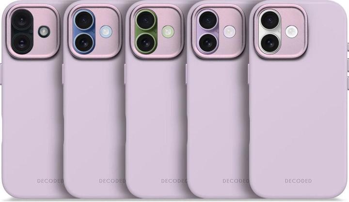 Actual product image Decoded Silicone Backcover Apple iPhone 17 Lavender (Apple iPhone 17)