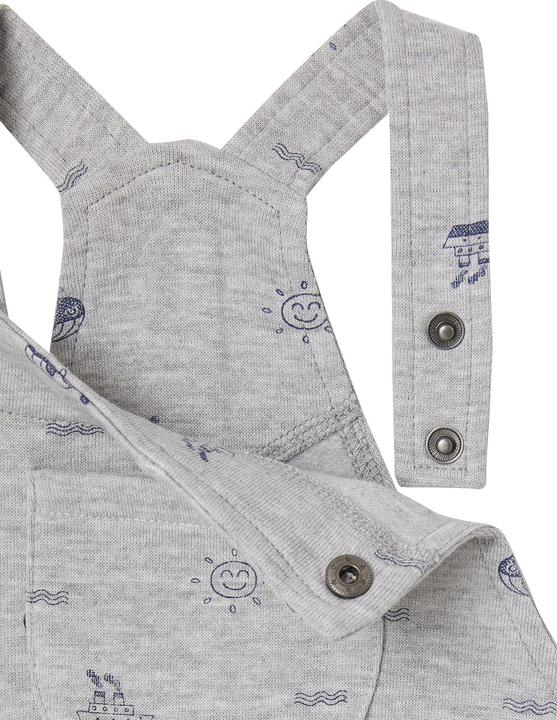 Produktbild Vertbaudet Baby Sweat-Latzhose, maritimer Print (62)