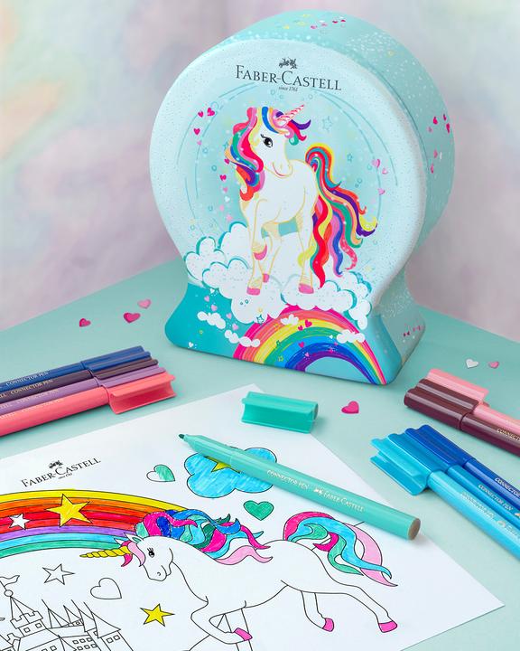 Immagine prodotto Faber-Castell Penna a punta di feltro Connec.Unicorn 33tlg (Multicolore, 33 x)