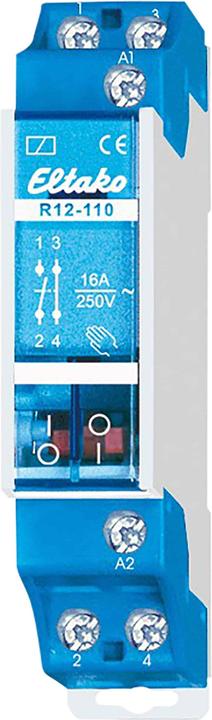 Produktbild Eltako R12-110-230V Schaltrelais 1S+1OE (V) 16A 2211003
