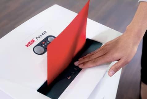 Produktbild HSM PURE 420 - Aktenvernichter (Partikelschnitt)