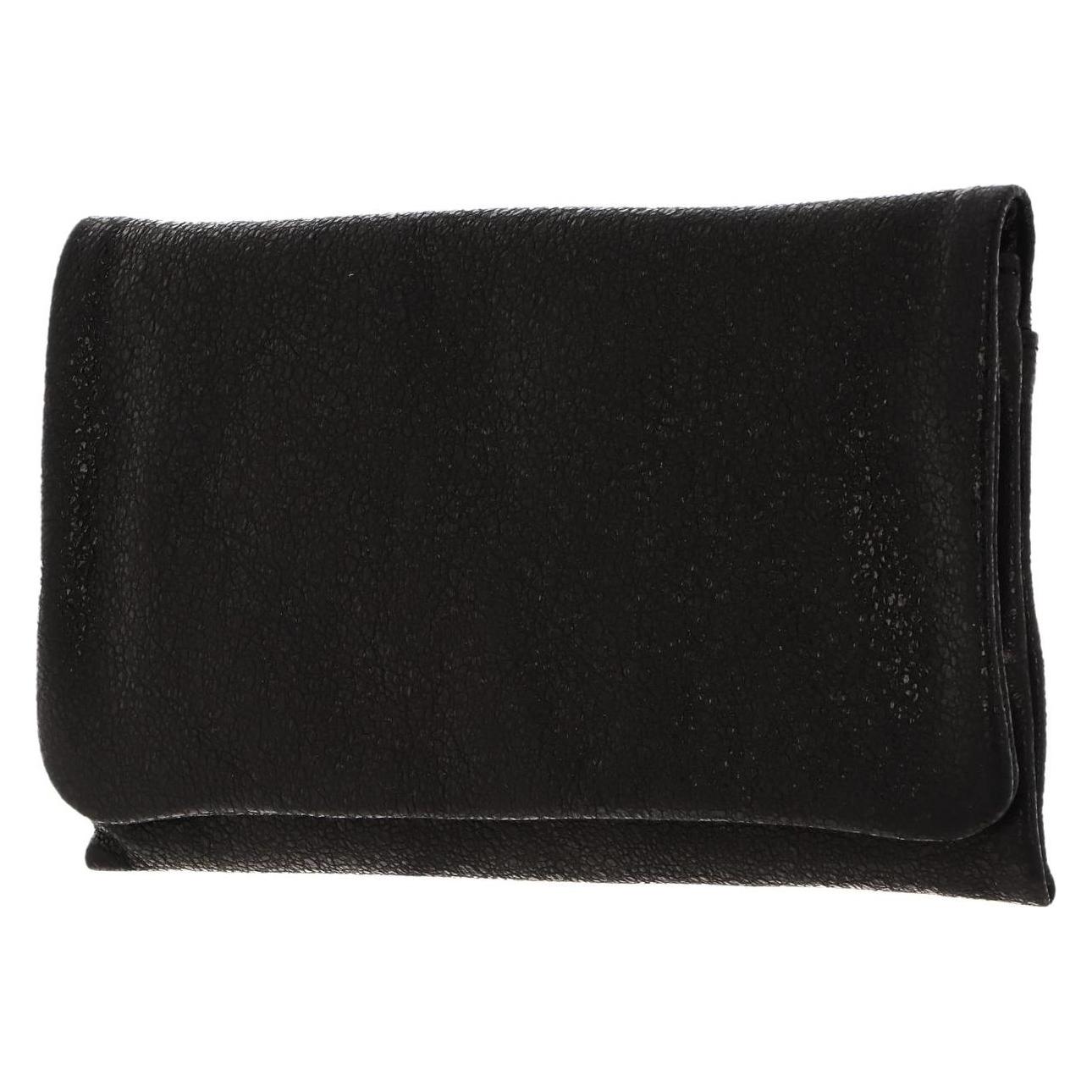 Abro, Damen, Handtasche, Leather Metallic Clutch, Grau