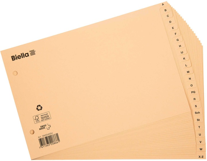 Produktbild Biella Papier-Register für A5/A6