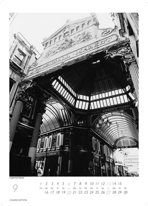 London schwarz-weiss 2026 L 59x42cm