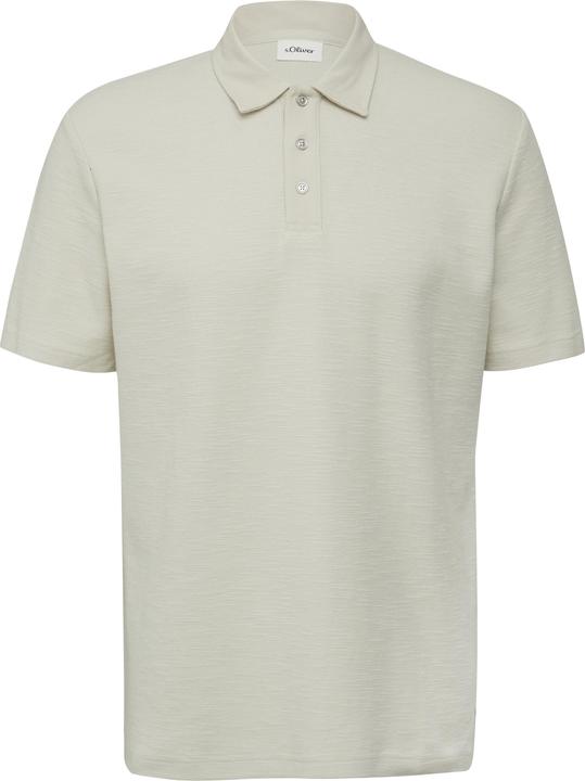 Image du produit S.Oliver Polo-Shirt Strukturiertes Poloshirt aus Baumwollmix (S)
