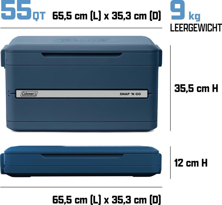 Actual product image Coleman Snap ‘N Go 55QT (52 l)