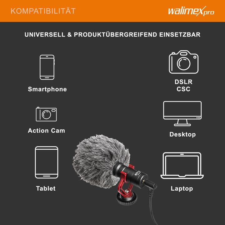 Immagine prodotto Walimex Boya MM1 Microfono compatto universale