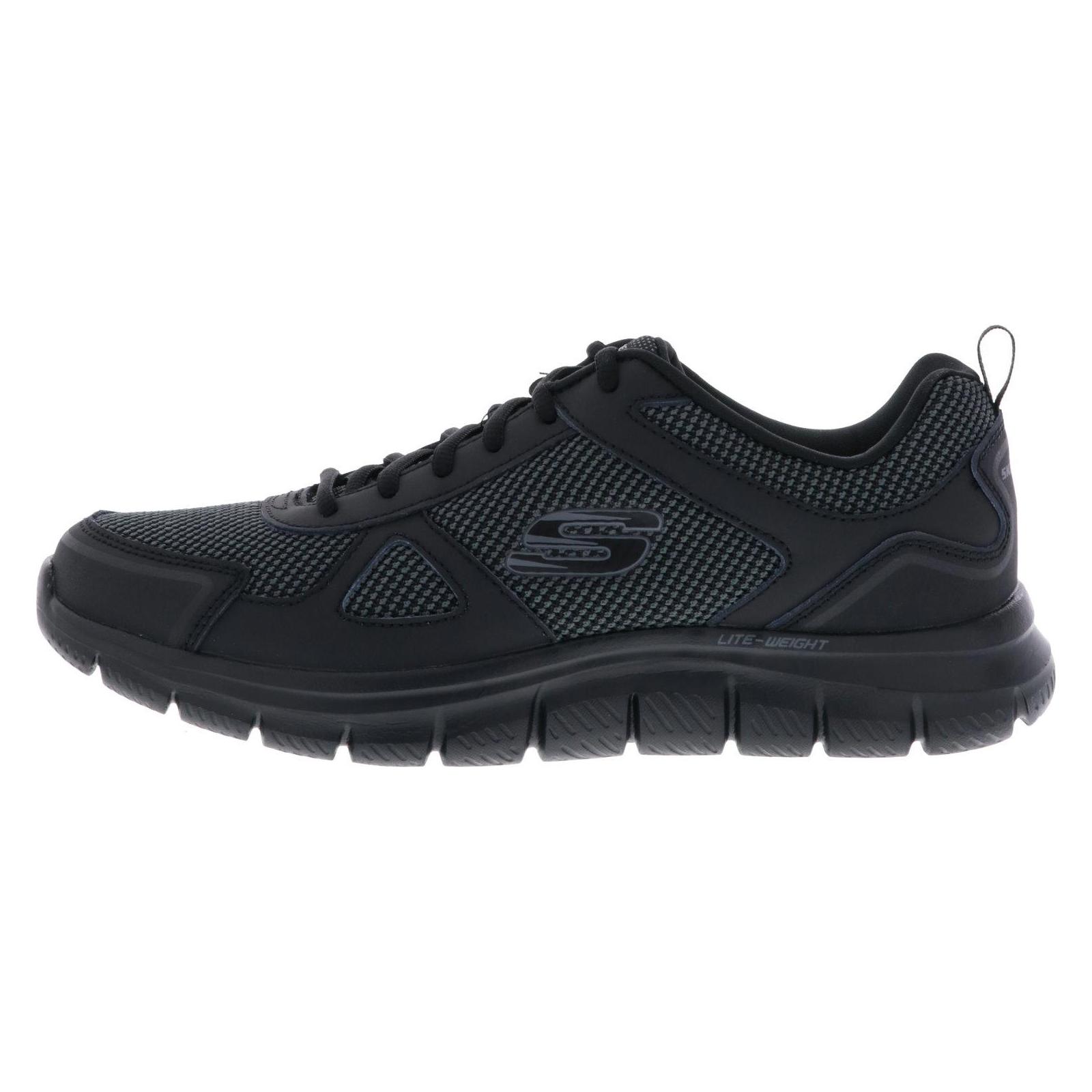 Skechers, Mannen, Sneakers, 52630/Bbk Track-Bucolo Heren Sneaker Zwart, Zwart, (44)