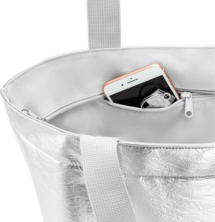Actual product image reisenthel Tasche Shopper M Silver Crackle