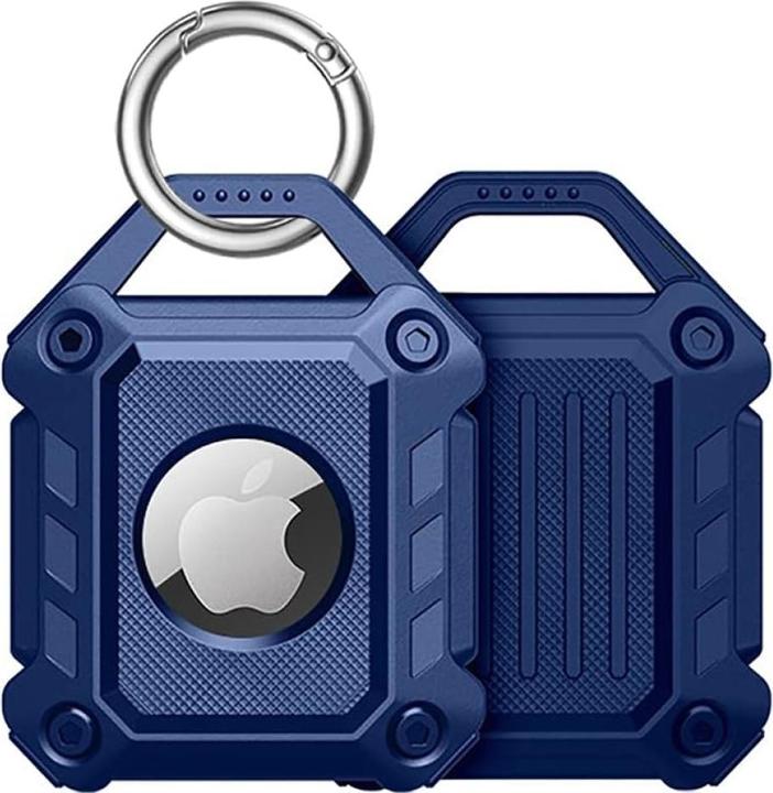 Screenguard Custodia Apple Airtag Rugged Armor con moschettone