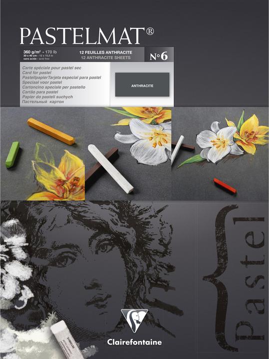 Produktbild Clairefontaine Trockene Techniken (360 g/m², 60 x)