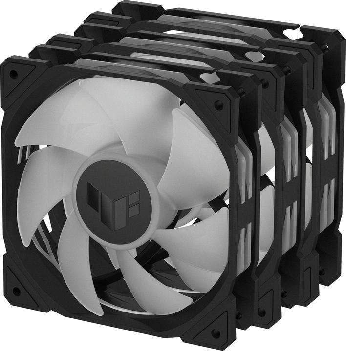 Produktbild ASUS Fan TUF GAMING TR120 FAN ARGB BLK 3IN1 (120 mm, 3 x)