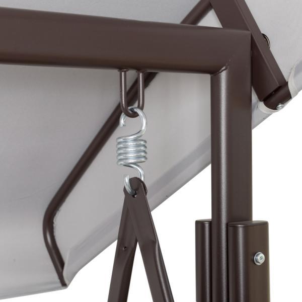 Image du produit Outsunny Balancelle hollywoodienne 2 places avec toit solaire