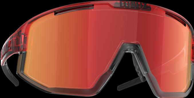 Actual product image Bliz Fusion Transparent Brown w multi Cat 3 VLT 15% (Transparent Red, Brown w Red Multi, Transparent Red, Brown w Red Multi)