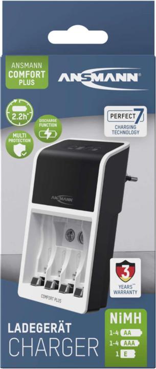 Produktbild Ansmann Comfort Plus 1001-0094 (1 Stk., AAA, AA, Ladegerät ohne Akku)