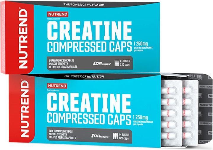 Image du produit Nutrend Creatine Compressed Caps (120 pièce(s), Capsules)