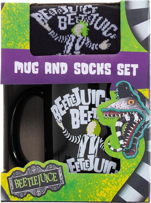 Actual product image Pyramid Beetlejuice mug and socks set (315 ml, 1x)