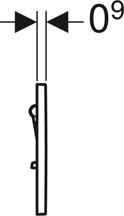 Produktbild Geberit Urinal-Handauslösung 116.011.11.5