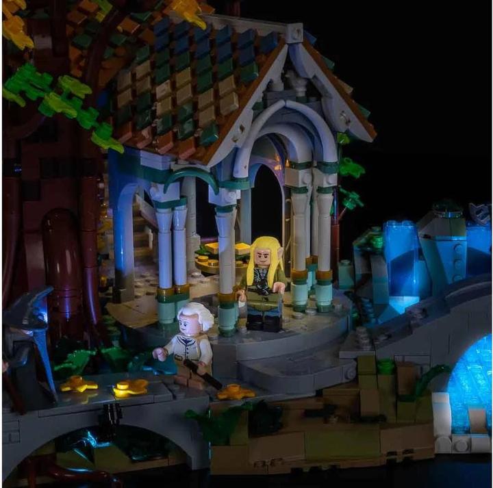 Image du produit Light my bricks Kit de lumière pour LEGO 10316 Le Seigneur des anneaux - Fondcombe