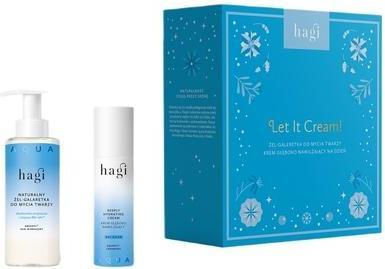 Actual product image Hagi Hagiset Let It Cream Aqua Zone Moisturizing Day Cream 50ml And Gel-Gel Face Wash 150ml (Cleansing gel, 150 ml)