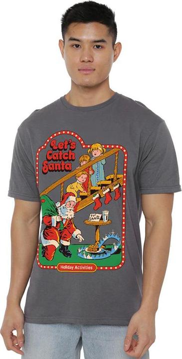 Produktbild Steven Rhodes Let's Catch Santa TShirt (L)