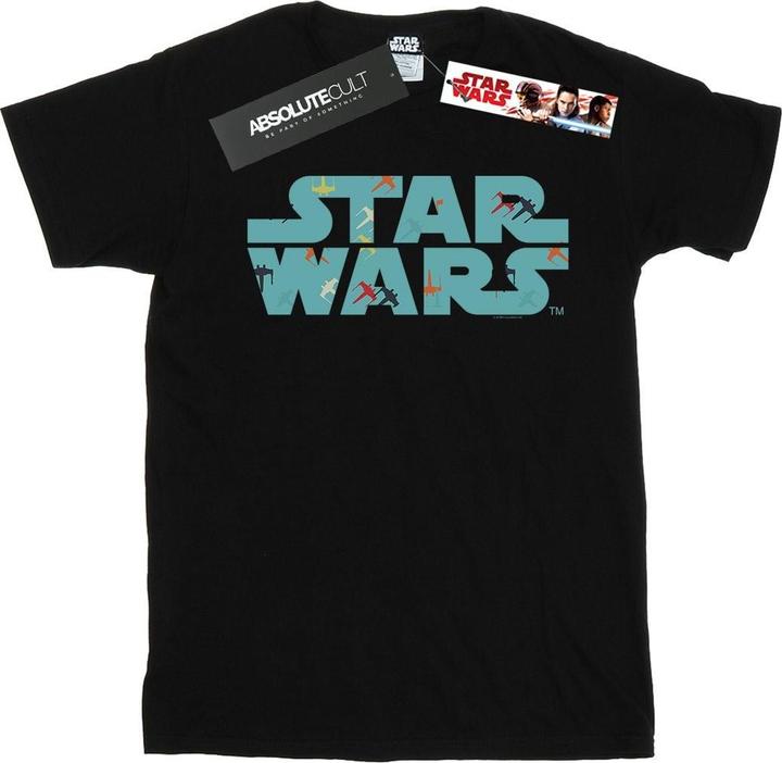 Produktbild Star Wars Retro XWing Pattern Logo TShirt (S)