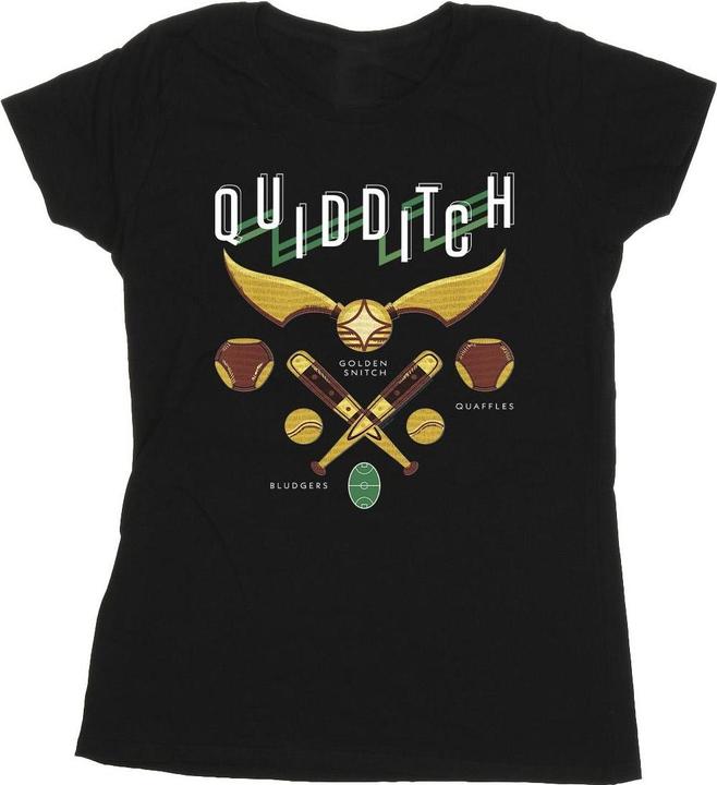 Image du produit - T-shirt QUIDDITCH BLUDGERS QUAFFLES - Femme (XL)