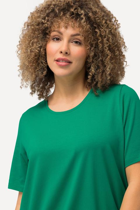 Immagine prodotto Ulla Popken T-shirt dal taglio svasato con scollo a girocollo e mezze maniche (42, 44)