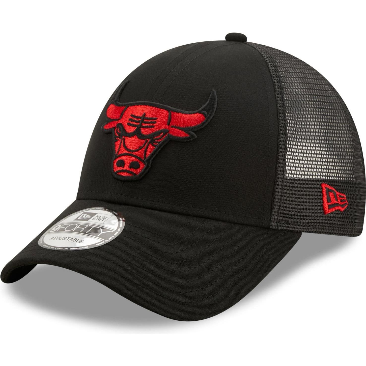 New Era, Herren, Cap, 9Forty Trucker Home Field Chicago Bulls, Schwarz, (One Size)