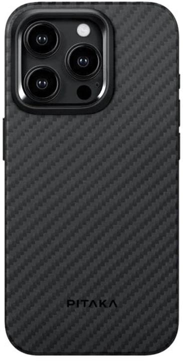 Pitaka Custodia MagEZ Pro per iP 15 Pro Max (Nero/Grigio Twill) 1500D (Apple iPhone 15 Plus)