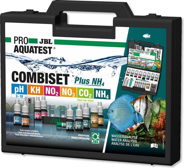 JBL Aquaristik und Terraristik ProAquaTest Combi Set Plus NH4 (Aquarium Reinigung)