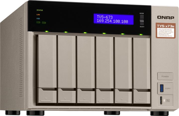Produktbild QNAP Tvs-673e-4g (0 TB)