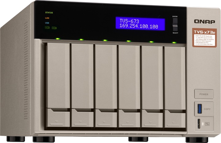 Produktbild QNAP Tvs-673e-4g (0 TB)