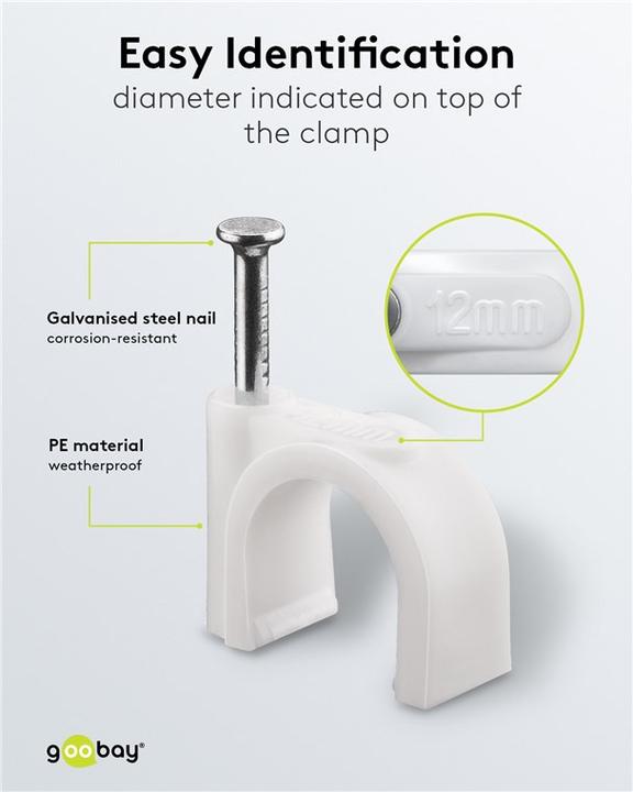 Produktbild Goobay Kabelschelle